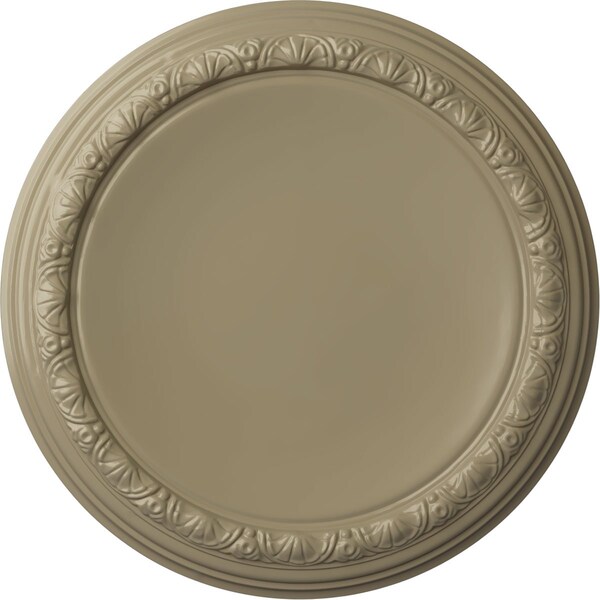 Ekena Millwork Carlsbad Ceiling Medallion (Fits Canopies up to 14 1/4"), 19 1/2"OD x 1 3/4"P, Gobi Desert CM19CAGDF - main